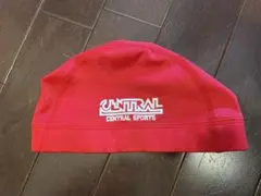 セントラル　スイミング帽子　赤L