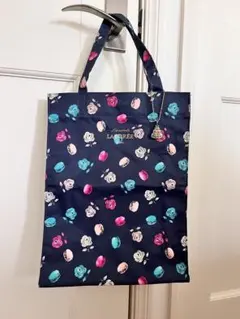 LADURÉE 花柄トートバッグ ネイビー