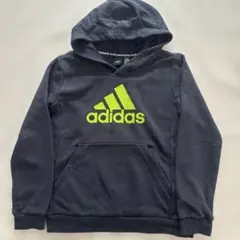 adidas パーカー　スウェットパーカー　140㎝　ネイビー