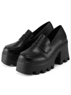 GRL レザー厚底ローファー［ci463］23cm