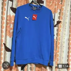 PUMA プーマ　メンズ　トレーナー　スウェット　長袖　刺繍　ロゴ　M 未使用