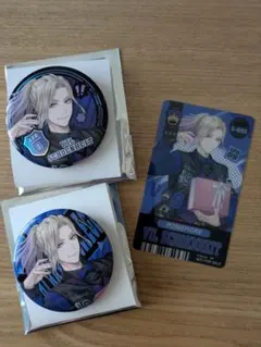 ツイステ【ヴィル】缶バッジ ユニオンバースデーver.