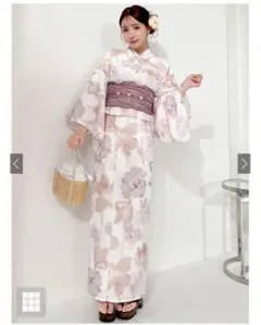 GRL ぼかし花柄浴衣セット gi1506