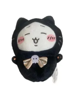 ちいかわ 黒猫のぬいぐるみ タグ付きゲームセンターで獲得