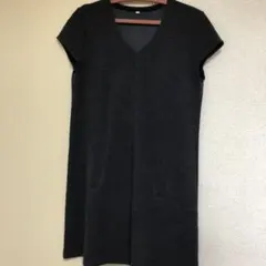 無印良品　チュニック　フレンチスリーブ