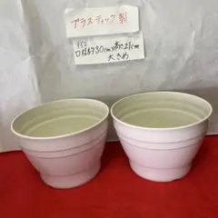 952 호나비 난초가 들어 있던 화분 큰 가벼운 플라스틱 2개 세트