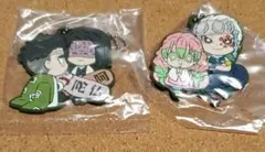 鬼滅の刃 ラバスト ラバーストラップ　悲鳴嶼行冥&産屋敷　宇随天元&甘露寺蜜璃