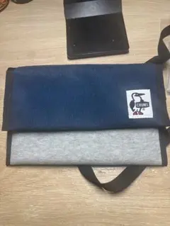 CHUMS サコッシュ ネイビー グレー