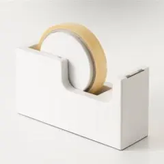 無印　ホワイト テープカッター シンプルデザインのサムネイル
