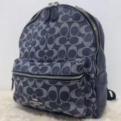 COACH コーチ シグネチャー リュック デニム デイパック　レディースのサムネイル