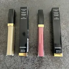 CHANEL シャネル ルージュ ココ グロス 2本セット　おまけ試供品つき