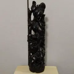 特大】木彫り 女神像 高さ154cm エスニック 彫刻 オブジェ 置物 - メルカリ