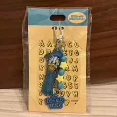 ドナルドダック ステッカー付きキーチェーン キーホルダー