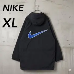 90s NIKE ナイキ 白タグ ビッグスウッシュ 中綿ナイロンジャケット XL