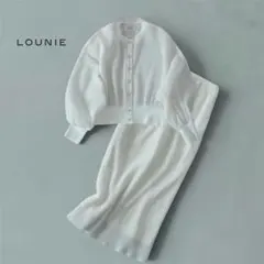 美品✨LOUNIE×佐藤佳菜子 ルーニィ プリーツ調 スカートセットアップ M