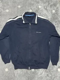 Champion チャンピオン トラックジャケット ラインデザイン ネイビー L