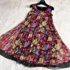 ♡ANNA SUI mini♡ パーティー 薔薇模様 ワンピース 130 - メルカリ