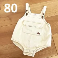 スカンジナビアンフォレスト　バースデイ　ベビー服　80 クリーム色