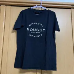 MOUSSY ブラック Tシャツ Fサイズ