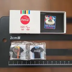 東京2020オリンピックスタジアム ピンバッジ＆ユニフォームチャーム