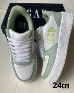 GAP スニーカー 24㎝　ライトグリーン ホワイトのサムネイル