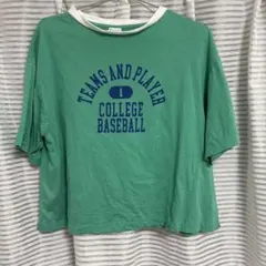 Champion 半袖 Tシャツ グリーン レディース M
