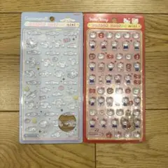 シナモロール・ハローキティ ボンボンドロップミニシール 2枚セット