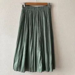GAP プリーツ　スカート XXS グリーン