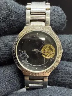 希少　SNOOPY 24k GOLD MEDAL 腕時計 希少 SNOOPY 24K GOLD MEDAL 腕時計 - メルカリ