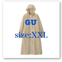 （GU）ウエストドローストリングコート