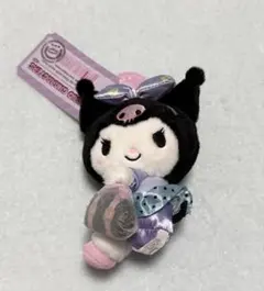 【新品未使用、タグ付き】クロミちゃん ぬいぐるみ キーホルダー