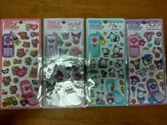 平成はっぴーフォン キティ マイメロ ポチャッコ サンリオキャラクターズ 4枚