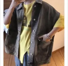 SpRay デニム BIGベスト デニムベスト 秋服 ZOZOTOWN