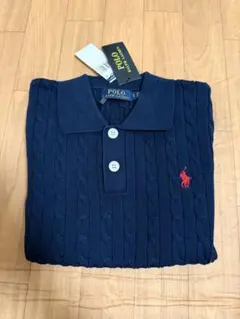 半袖　ケーブルニットセーター Polo ラルフローレン