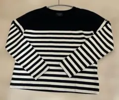 新品　ルミノア　長袖　ボーダー　カットソー