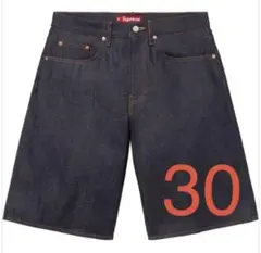 26ss Supreme Baggy Denim Short ブラック 34 - メルカリ