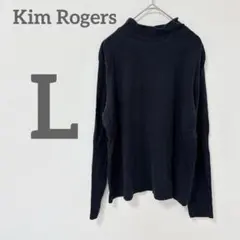 Kim Rogers 【L】タートルネック カットソー 秋 薄手 長袖