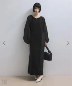 完売カラー　フロントZIPコンビギャザーワンピース　アダムエロペ　38