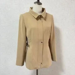 CEDRE/ベージュ ジャケット サイドベルト付き 日本製 38