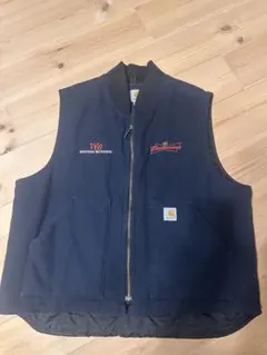 Carhartt カーハート ダックベスト Lブラックフェードメキシコ製企業