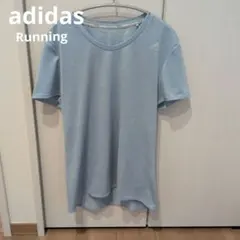 adidas ランニング Tシャツ ライトブルー　OT