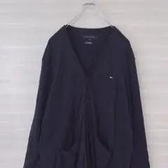 ネイビー カーディガン