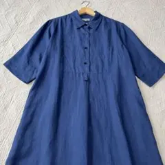 Handmade 5 easy pieces リネン 半袖 ワンピース - メルカリ