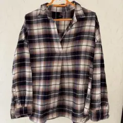 フランネルシャツ l