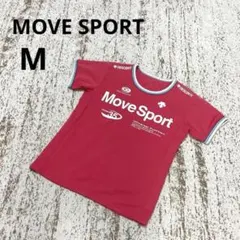ムーブスポーツ 半袖 Tシャツ カットソー M ピンク スポーツウェア 運動のサムネイル