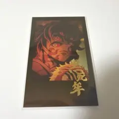 鬼滅の刃　ダイニング　ティザー期　箔押しチェキ風ブロマイド　黒死牟