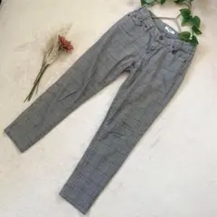 ♡NATURAL BEAUTY BASIC パンツ♡【S】グレンチェック　通勤