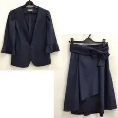 春、夏、秋使用　紺スーツ