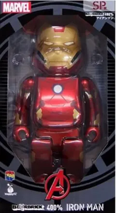 BE@RBRICK -ベアブリック- 400% アイアンマン SP賞