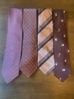 【1/1-4限定SALE!】ネクタイ4本セット